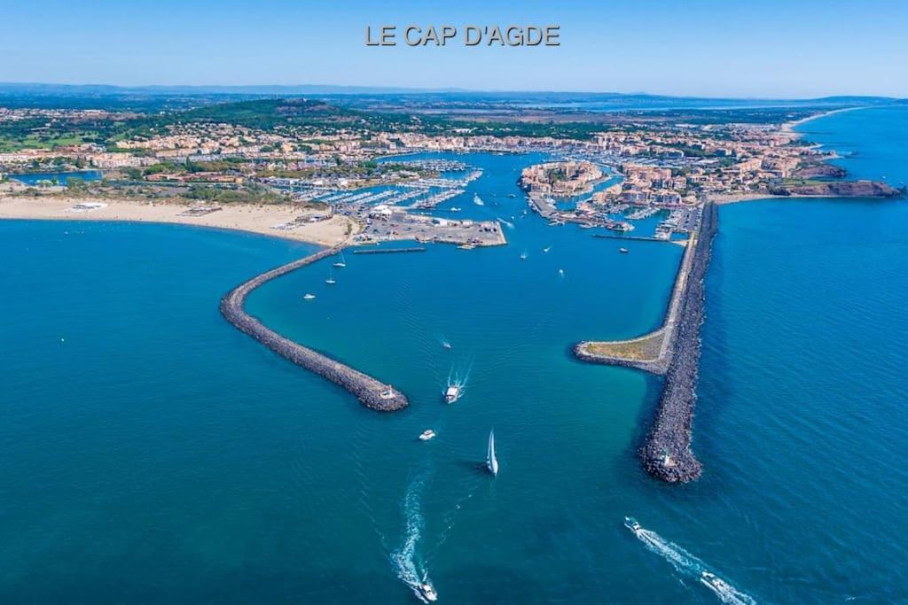Amouvera C14, T2 Vue Mer, Piscine, Clim, Parking Agde Exterior foto